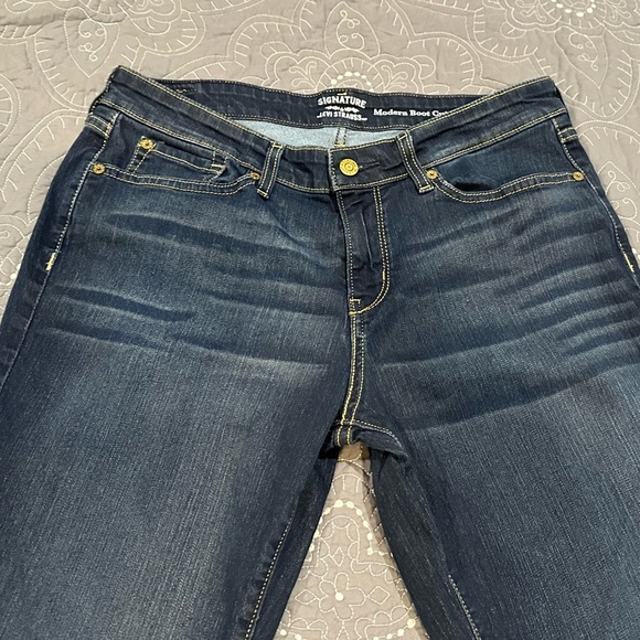 Levi Strauss Signature Womens Modern Boot Cut Jeans Size 14 - Picture 5 of 10